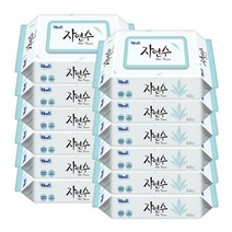 잘풀리는집 자연수 물티슈 캡형 64매 12팩