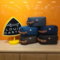 [루이까스텔] 골프 용품 할인! # 5가지 컬러! 고급스럽고 세련된 스타일 천연 소가죽 골프 손가방 # 남성 삼각 금속 장식 파우치 백 CCMBB # 뉴코아인천논현, D.BROWN(H)