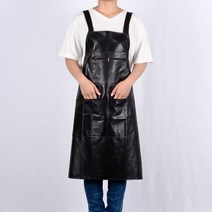 PU 부드러운 가죽 앞치마 방수 오일 방지 성인 주방 요리 허리 내마 모성 작업복 남성과 여성 확대 턱받이, 19