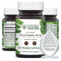 Natural Nutra 폴리코사놀 혈관청소부 20mg 60캡슐, 1개