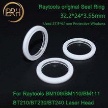 Raytools 씰링 링 와셔 보호 창 32.2x24x3.55mm BMH109 BT210 파이버 레이저 헤드, 02 5PCS