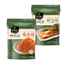 비비고 파김치 400G x 2 묵은지 400G x 2 혼합팩, 2개