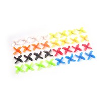 드론날개 31mm 4 블레이드 프로펠러 CW 0.8mm 10 쌍 20 개 인덕트릭스 H36 Tiny6 E010 Tinywhoops 쿼드 드, 06 10Pairs Random Color