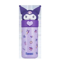 크로스 보더 Sanrio 산리오 원터치 보온보냉 어린이 텀블러 350ml, 보라색