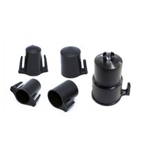 울타리캡 100개 파이프캡 지주대캡 노루망 고라니망 걸이, 22mm-100개