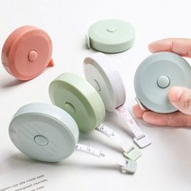 마카롱 줄자 1.5M 어린이 키 재기 허리 어깨 신체사이즈 측정 이쁜 사무실줄자 피팅줄자., 블루