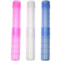 단아미 아트케이스 붓통 / 3가지 색상 / 휴대가 간편 / 스펀지 장착 / 길이 조절 가능 / 붓털 손상 방지, 파랑