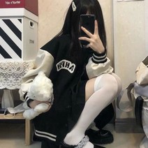 봄가을 자수 야구복 코트 루즈핏 트렌드 아우터MJS23021016