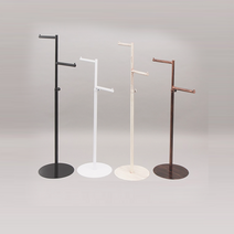 옷가게행거 양방향 기역자행거, 블랙