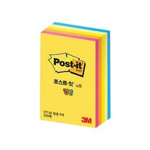 포스트잇 네온 큐브 노트 51 x 76 mm, 혼합 색상, 1개입