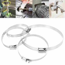 물호수 조임쇠 올 스텐 호스밴드 고정클립 파이프밴드 13mm-114mm, 78-101, 1개