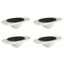 4pcs 접착 도르래 보관 상자 캐스터 휴지통 자기 가구 바퀴 홈 침묵 흠집 없음 29EA, 01 WHITE