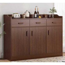 셀프바 리턴바 분리수거함 쓰레기통 카페 레스토랑, 90x36x100cm 월넛
