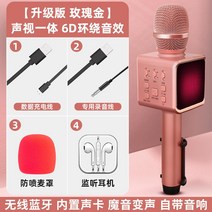 새 마이크 스피커 일체형 마이크 무선 블루투스폰 노래 녹음 K노래-189464, 옵션16, 01.[마이크 스피커 일체형 마이크