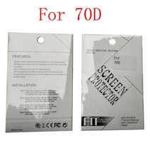 카메라 악세사리 보조 용품 캐논 1DX 마크 II 5D Rebel Kiss 용 새로운 소프트 카메라 화면 보호 필름 2 개, 05 2pcs 70D