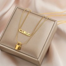 스네이크목걸이 뱀줄목걸이 18k 14k 실버 두줄 목걸이 골드 컬러 펜던트 코드 초커 두꺼운 체인 목걸이 스