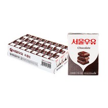서울우유 초코멸균우유 200ml x 24팩