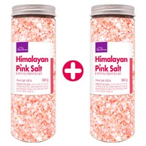 네이처모닝 히말라야 핑크소금, 굵은입자 1+1(380g + 380g)