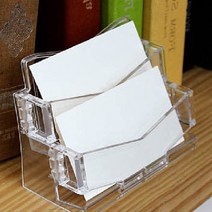 디자인 쿠폰함 쿠폰 보관함 카페 디저트 명함 꽂이 2단 명함곽 네일샵 명함각 통 거치대 케이스 박스 카드 정리대 정리함 전시대 식당 분류 스탠드 받침대 홀더, 검정, 1개