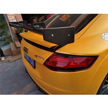 새로운 아우디 TT ttrs 탄소 섬유 테일 핀 고정 날개 스포일러 바디 키트 차량 수정 자동차 액세서리, 01 cf