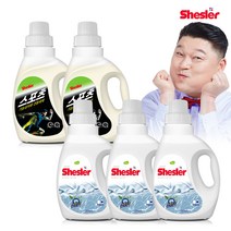 쉬슬러 세탁 액체 센스티브 고농축 세제 미니 650ml 3개 + 스포츠의류 도복 등산복 냄새제거 650ml 2개, 단품