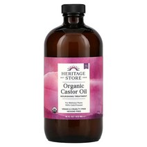 헤리티지스토어 순수 캐스터오일 비건 트리트먼트 바디헤어오일 Heritage Store Castor Oil 473ml