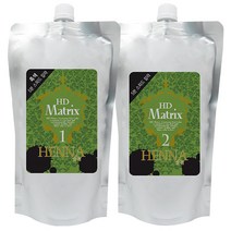 [해든] HD 매트릭스 트리트먼트 헤어칼라 (5분스피드) 1 2제 각 500ml, 흑색, 1개