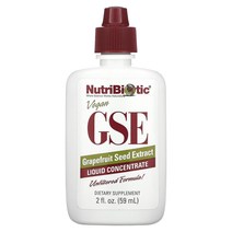 NutriBiotic 비건 GSE 왕귤 씨앗 추출물 농축액 59ml(2fl oz), 1개