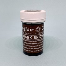 공예몰 Sugarflair 슈가플레어 34. Dark Brown 슈가크래프트 설탕공예 색소