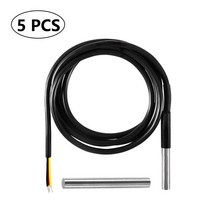 온도 습도 센서 보일러 온수매트 부품 스위치 NTC 컨트롤러 케이블 5pcs DS18B20 프로브 스테인레스 스틸 패키지 방수