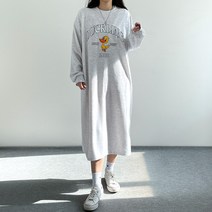 걸즈팩토리 여성용 링그덕뒤트임 롱원피스