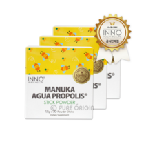 이노헬스앤케어 마누카 아구아 그린 프로폴리스 분말 파우더 스틱 1.5g 30포 3개, 30