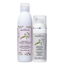 마뉴팍투라 데이지 페이셜 클렌징 젤 155ml 1개 데이지 페이스 플루이드 50ml 1개 약산성 순한 천연 클렌징 젤 페이스 로션 MANUFAKTURA