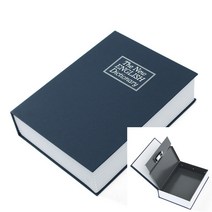 다이얼 책금고 26.5X20CM 네이비 미니금고 작은금고 책모양금고