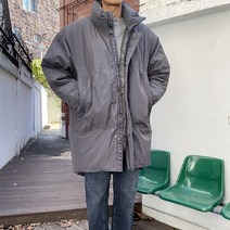 몬스터 세미 롱패딩