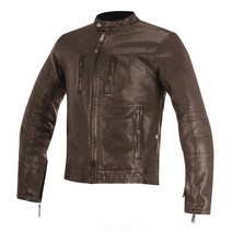 알파인스타 가죽 자켓 OSCAR BRASS, 2XL, BROWN
