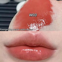 잘 안지워지는 립스틱 타투 DAIMANPU 립과 볼 듀얼 사용 립 글레이즈 밝은 크리스탈 워터 필름 토트 모이스처라이징 립글로스 메이크업 화장품, [03] 03