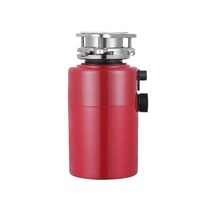 새로운 음식물 쓰레기 처리기 560W 220V 주방 스테인레스 스틸 분쇄기 재료, 01 빨간_01 미국