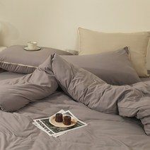 디저트 마이크로화이버 이불커버, 모카그레이