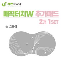 샤오미 러판 매직터치W 리필패드 2개 1세트, W리필패드_그레이