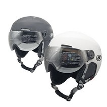V-02G 스키 스노우보드 탈부착 고글 헬멧, 퓨전고글 WH_M