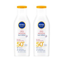 니베아 선 울트라 센서티브 선로션 200ml(SPF50+/PA++++) 2개, 200ml