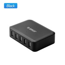 초고속무선충전기 무선 충전 패치 멀티 초고속 충전기 ORICO 데스크탑 USB 기 시리즈, 03 DHA 5U Black, 03 US Plug