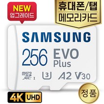 삼성전자 갤럭시 S20 S20+ /S20울트라 휴대폰 외장메모리 SD카드 256GB