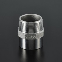 영진 스테인리스 나사식 관이음쇠 - 용접 닛블 Nipple for Welding 40A, 1개
