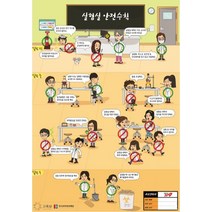 실험실안전수칙(공통) 은색-알루미늄 60*90