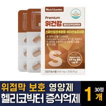 헬리코박터균 스페인 감초추출물 위장 건강에좋은 영양제 약 위점막보호제 판토텐산 위무력증 효능 추천, 30정 1개, 1개