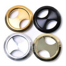 전선캡 책상 알루미늄 54파이 전선정리, 블랙, 1개