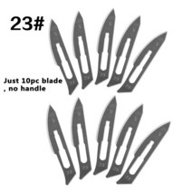 10 #/15 #/20 # 탄소강 수술용 메스 블레이드 4 핸들 절단 도구 수리 동물 칼, 07 A4 10pcs