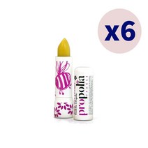 Propolia 프로폴리아 립 케어 립밤 스틱 4g 6개
